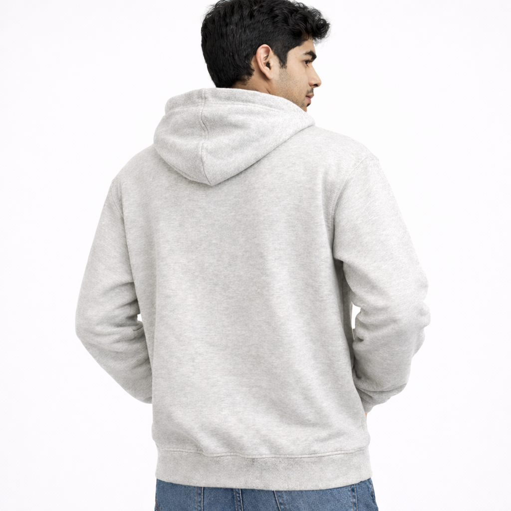 Men’s Premium Light Grey Pullover Hoodie